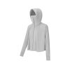 Grey_Women's UPF 50+ Classic Sun Protection Hoodie – Lightweight UV Jacket