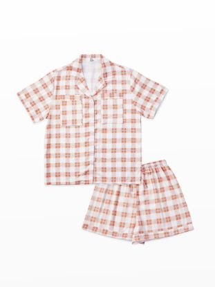 Slip to Sleep Holiday Collection Cotton Satin - Orange Joy (Shorts)