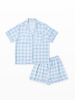 Slip to Sleep Holiday Collection Cotton Satin - Blue Bliss (Shorts)