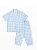 Slip to Sleep Holiday Collection Cotton Satin - Blue Bliss (Pants)