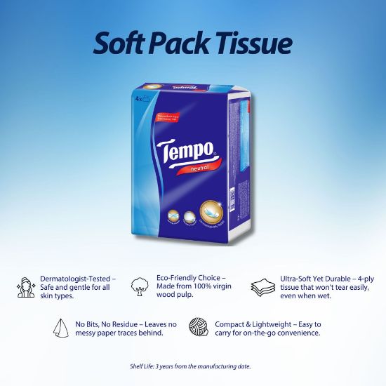 Tempo Original Pocket Tissues 15-Pack - View #10