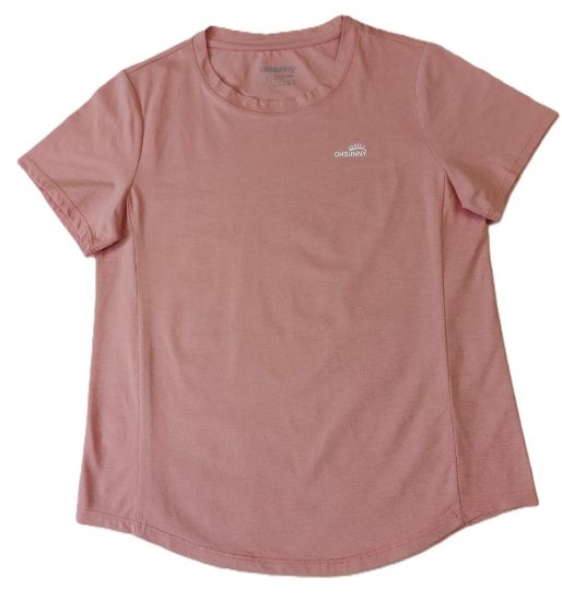 Picture of Oh Sunny Women's UPF 50+ Straight Cut Short Sleeve Top – Lightweight Sun Protection - Pink