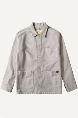 Picture of Le Mont Saint Michel - Moleskin Real Work Jacket - (Light Grey) Men