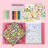 Tiger Tribe Great Big Colouring Set - Magical Mini Worlds