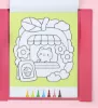 Tiger Tribe Great Big Colouring Set - Magical Mini Worlds