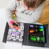 Tiger Tribe Neon Colouring Set - Outer Space