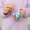 Bag Charm Kit - Blueberry Bubble Tea