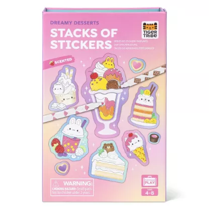 Tiger Tribe Scented Stacks Of Stickers - Dreamy Desserts