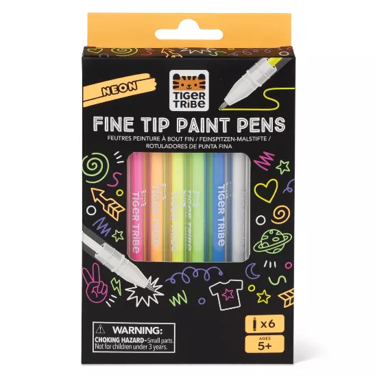 Neon Fine Tip Paint Pens